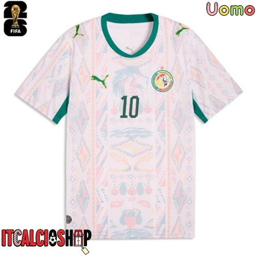 Senegal Sadio Mane #10 Prima Maglia Mondiali 2026 Manica Corta